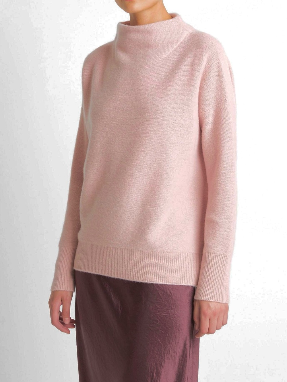 Vince Plush Cashmere Funnel Neck Sweater Size XXS 100% Cashmere Soft Luxury Fall